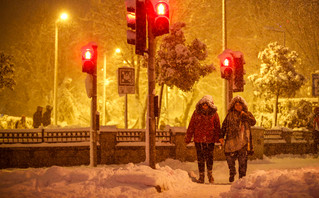 Χιόνια στην Κωνσταντινούπολη