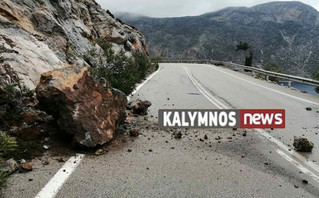 Μεγάλες ζημιές στην περιοχή Σκαλίων και Παλιονήσου από την έντονη καταιγίδα που έπληξε την Κάλυμνο