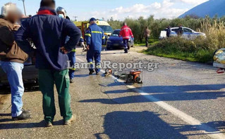 Τροχαίο με ένα άτομο απανθρακωμένο στο δρόμο Λουτρών Υπάτης - Λαδικού Τροχαίο με ένα άτομο απανθρακωμένο στο δρόμο Λουτρών Υπάτης - Λαδικού