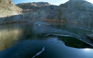 Η παγωμένη λίμνη της Λάρισας