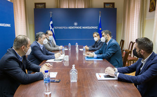 Επίσκεψη του Παύλου Μαρινάκη στη Θεσσαλονίκη Επίσκεψη του Παύλου Μαρινάκη στη Θεσσαλονίκη