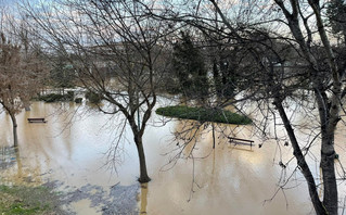 Υπερχείλισε ο Πηνειός