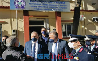 Θεοδωρικάκος στο αστυνομικό τμήμα Κορδελιού Ευόσμου