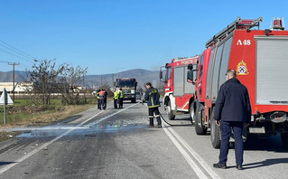 Σοβαρό τροχαίο στη Λάρισας - Τυρνάβου