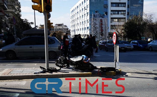 Τραυματίας σε τροχαίο με μηχανή