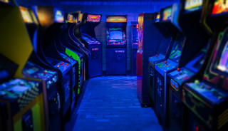 arcade games σε κατάστημα