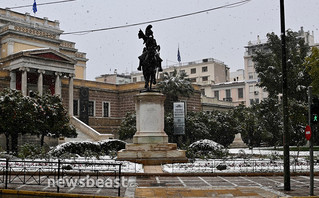 Χιόνια στην Αθήνα