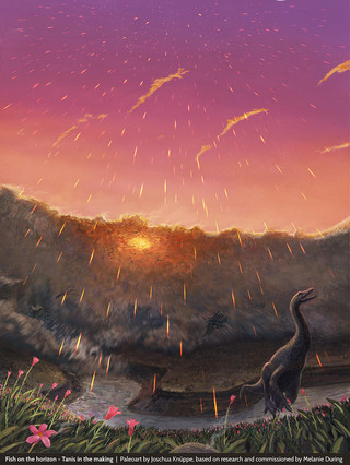 Δεινόσαυρος - Πτώση αστεροειδούς (καλλιτεχνική απεικόνιση) - Πηγή: Joschua Knüppe