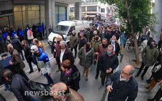 Συγκέντρωση εργαζομένων στη Λάρκο Συγκέντρωση εργαζομένων στη Λάρκο