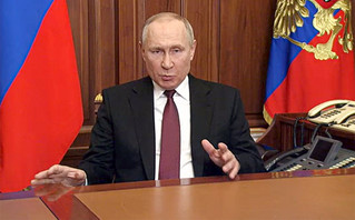 Διάγγελμα Πούτιν για ρωσική εισβολή στην Ουκρανία