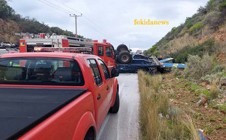 Τροχαίο ατύχημα στην ΕΟ Ιτέας-Ναυπάκτου