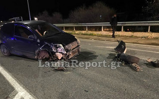 Λαμία: Σφοδρή μετωπική σύγκρουση έξω από το μουσικό σχολείο