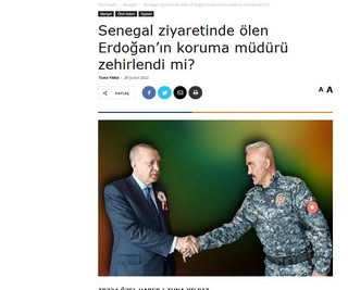 Δημοσίευμα τουρκικής εφημερίδας Δημοσίευμα τουρκικής εφημερίδας
