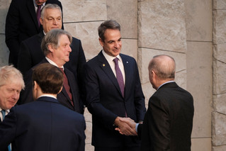H χειραψία Μητσοτάκη - Ερντογάν H χειραψία Μητσοτάκη - Ερντογάν