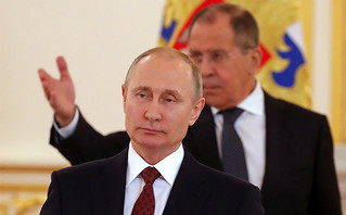 Ο Ρώσος πρόεδρος Πούτιν και ο Σεργκέι Λαβρόφ