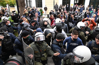 Στην Ευελπίδων η Ρούλα Πισπιρίγκου