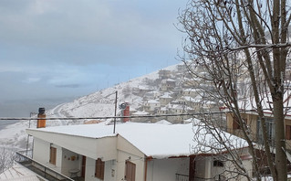 «Στα λευκά» το πρωί της Τρίτης τα ορεινά στην Π.Ε. Λάρισας