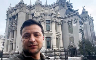 ο ουκρανός πρόεδρος Ζελένσκι ο ουκρανός πρόεδρος Ζελένσκι