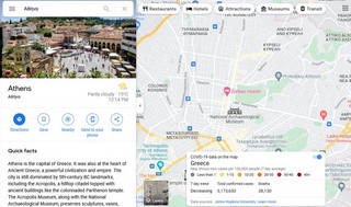 Google maps covid-19