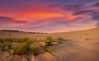 Ηλιοβασίλεμα στην έρημο