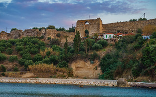 Μερική άποψη από το κάστρο της Κορώνης