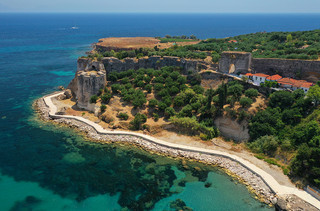Το Κάστρο της Κορώνης από ψηλά Το Κάστρο της Κορώνης από ψηλά