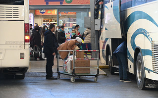 Αυξημένη κίνηση στα ΚΤΕΛ Κηφισού Αυξημένη κίνηση στα ΚΤΕΛ Κηφισού