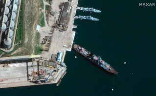 Το καταδρομικό Moskva, η ναυαρχίδα του ρωσικού στόλου της Μαύρης Θάλασσας Το καταδρομικό Moskva, η ναυαρχίδα του ρωσικού στόλου της Μαύρης Θάλασσας