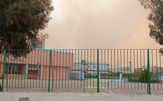 Μεγάλη κινητοποίηση της Πυροσβεστικής για φωτιά που ξέσπασε στη Σορωνή