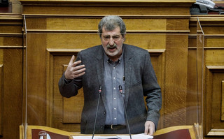 Ο Παύλος Πολάκης στο βήμα της Βουλής Ο Παύλος Πολάκης στο βήμα της Βουλής