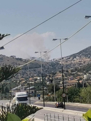 Φωτιά στην Κερατέα Φωτιά στην Κερατέα