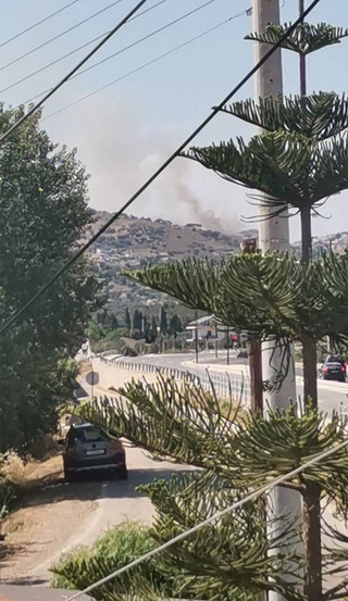 Φωτιά στην Κερατέα Φωτιά στην Κερατέα