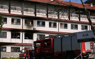 Φωτιά στο Βιοτεχνικό Επιμελητήριο στη Θεσσαλονίκη