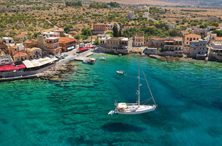 Πανοραμική άποψη του Γερολιμένα από ψηλά Πανοραμική άποψη του Γερολιμένα από ψηλά