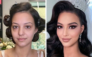 Πριν και μετά το μακιγιάζ