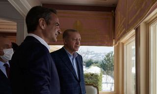 Κυριάκος Μητσοτάκης και Ρετζέπ Ταγίπ Ερντογάν Κυριάκος Μητσοτάκης και Ρετζέπ Ταγίπ Ερντογάν