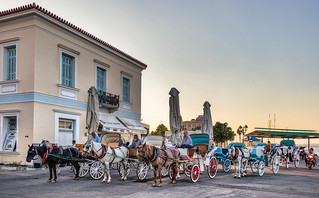 Άμαξες στις Σπέτσες