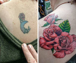 Τατουάζ που δεν τους άρεσαν και τα μεταμόρφωσαν