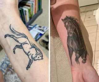 Τατουάζ που δεν τους άρεσαν και τα μεταμόρφωσαν
