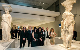Επίσκεψη του Desmond Child και καλλιτεχνών στο Μουσείο της Ακρόπολης