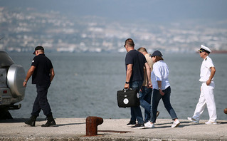 Πτώση ΙΧ στη θάλασσα στη Θεσσαλονίκη