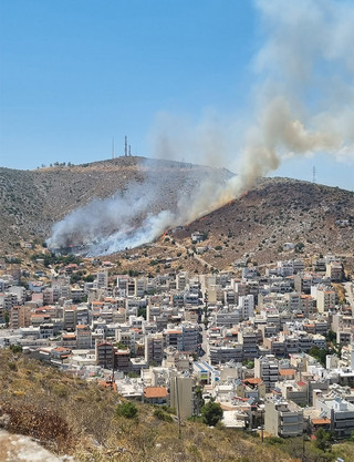 Πυρκαγιά στον Κορυδαλλό Πυρκαγιά στον Κορυδαλλό