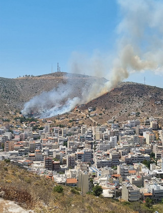 Πυρκαγιά στον Κορυδαλλό