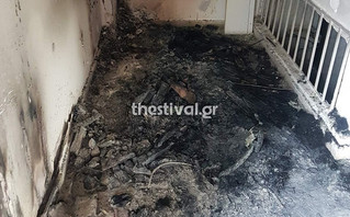 Κεραυνός χτύπησε πολυκατοικία στη Θεσσαλονίκη Κεραυνός χτύπησε πολυκατοικία στη Θεσσαλονίκη
