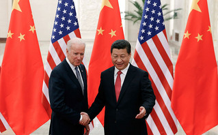 John Biden and Xi Jinping