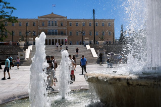 Καύσωνας στο κέντρο της Αθήνας Καύσωνας στο κέντρο της Αθήνας
