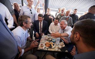 Ο Κυριάκος Μητσοτάκης σε περιοδεία Ο Κυριάκος Μητσοτάκης σε περιοδεία