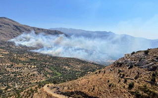 Πυρκαγιά στον δήμο Αγίου Βασιλείου στο Ρέθυμνο