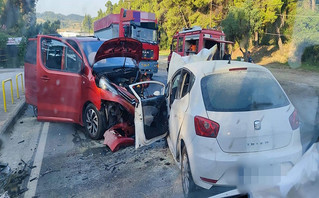 Σοκαριστικό τροχαίο δυστύχημα με έναν νεκρό και επτά τραυματίες στη Χαλκιδική