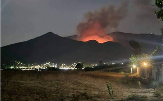 Αστεροσκοπείο Αθηνών: Η πυρκαγιά στη Θάσο έκαψε 2.770 στρέμματα